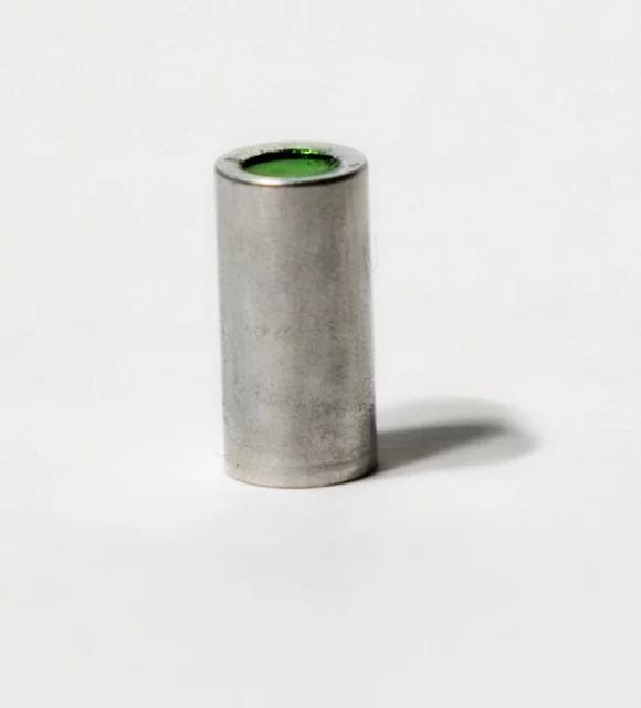 Product shot of a detonator with a white background